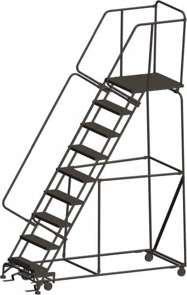 Ballymore - Rolling & Wall Mounted Ladders & Platforms Type: Rolling Warehouse Ladder Style: Rolling Safety Ladder - All Tool & Supply