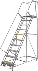 Ballymore - Rolling & Wall Mounted Ladders & Platforms Type: Rolling Warehouse Ladder Style: Rolling Safety Ladder - All Tool & Supply