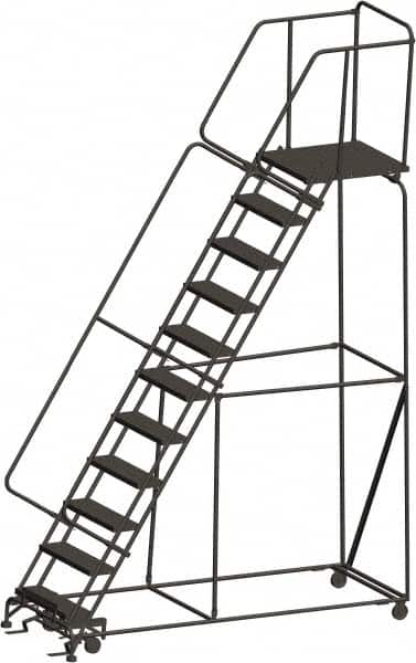 Ballymore - Rolling & Wall Mounted Ladders & Platforms Type: Rolling Warehouse Ladder Style: Rolling Safety Ladder - All Tool & Supply