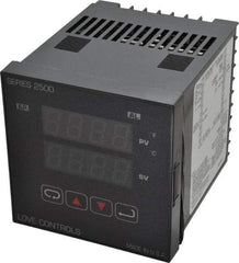 Dwyer - -350 to 2,500°F 1/4 DIN Temperature Control - Dual 4-Digit LCD Display, PID Control, 100-240 VAC/VDC - All Tool & Supply