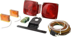 Peterson - 4-1/2" Long x 4-1/2" Wide Red Towing Lights - 12 Volt, Plastic - All Tool & Supply