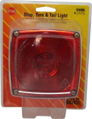 Peterson - 4-1/2" Long x 4-1/2" Wide Red Towing Lights - 12 Volt, Plastic - All Tool & Supply