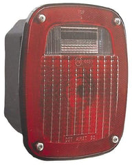 Peterson - 6-3/4" Long x 6-1/4" Wide Red Towing Lights - 12 Volt, Plastic - All Tool & Supply