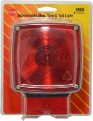 Peterson - 4-1/2" Long x 4-1/2" Wide Red Towing Lights - 12 Volt, Plastic - All Tool & Supply