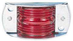 Peterson - 4-1/2" Long x 2-3/16" Wide, Red Lens & Reflector - Steel, 12 Volt - All Tool & Supply