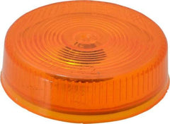 Peterson - 2-1/2" Diam, Amber Lens & Reflector - Plastic, 12 Volt - All Tool & Supply