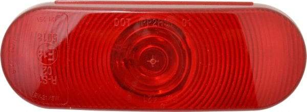 Peterson - 6-1/2" Long x 2-1/4" Wide, Red Lens & Reflector - Plastic, 12 Volt - All Tool & Supply