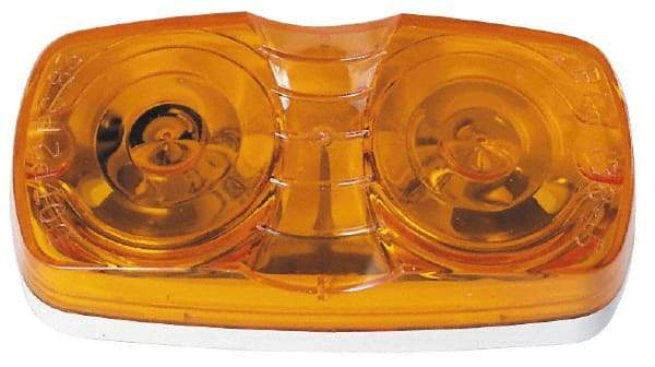 Peterson - 4" Long x 2" Wide, Amber Lens & Reflector - Plastic, 12 Volt - All Tool & Supply