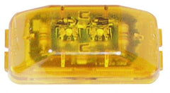 Peterson - 2-7/8" Long x 1-1/2" Wide, Amber Lens & Reflector - Plastic, 12 Volt - All Tool & Supply