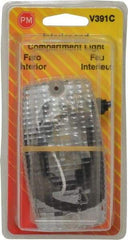 Peterson - 4-9/16" Long x 1-3/4" Wide, Clear Lens & Reflector - Plastic, 12 Volt - All Tool & Supply