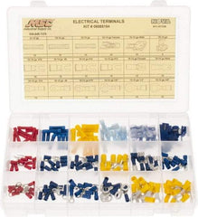 Value Collection - 175 Piece, Electrical Terminal Fastener Kit - All Tool & Supply