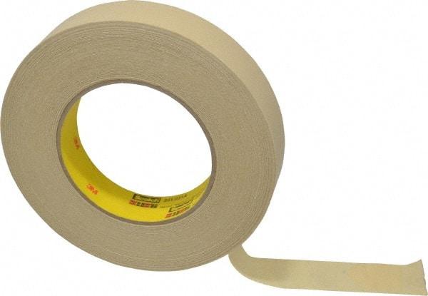 3M - 1" Wide x 60 Yd Long Tan Paper Masking Tape - Series 231, 7.6 mil Thick, 28 In/Lb Tensile Strength - All Tool & Supply