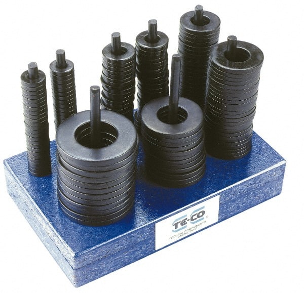 TE-CO - Washer Assortments Type: Flat Number of Pieces: 174 - All Tool & Supply