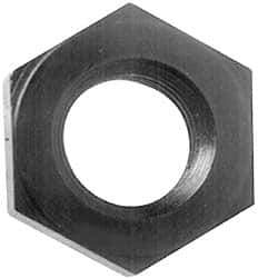 Gibraltar - 7/8-9 UNC Alloy Steel Right Hand Heavy Hex Jam Nut - 1-7/16" Across Flats, 31/64" High, Black Oxide Finish - All Tool & Supply