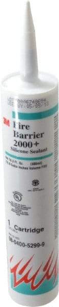 3M - 10.3 oz Cartridge Gray RTV Silicone Joint Sealant - -40 to 302°F Operating Temp, 90 min Tack Free Dry Time, Series 2000 - All Tool & Supply