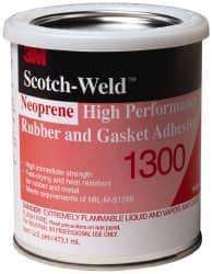 3M - 16 oz Can Yellow Butyl Rubber Joint Sealant - 300°F Max Operating Temp, 4 min Tack Free Dry Time, Series 1300 - All Tool & Supply