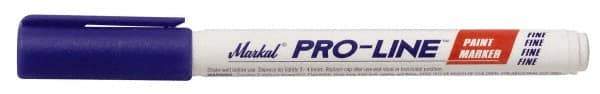 Markal - Blue Liquid Enamel-Based Paint Marker - Fine Tip, Alcohol Base Ink - All Tool & Supply