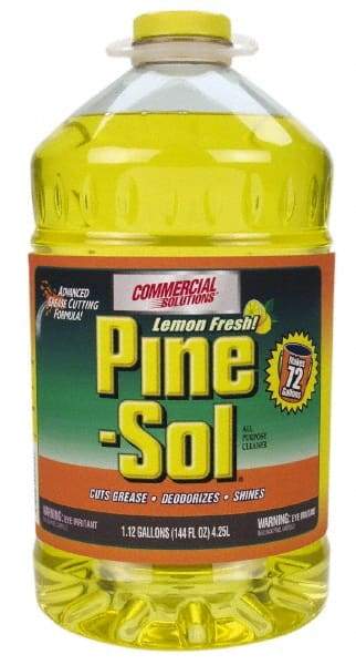 Pine-Sol - 144 oz Bottle All-Purpose Cleaner - Liquid, Lemon - All Tool & Supply