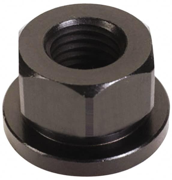 TE-CO - M10x1.50, 22mm Flange Diam, 13mm High, 17mm Across Flats, Flange Nut - All Tool & Supply