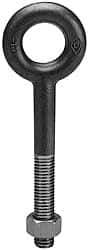 Gibraltar - 2,100 Lb Capacity, Steel, 1/2 Thread, Lifting Eye Bolt - Partially Threaded, 4-1/2" Shank, 2" Thread Length, No Shoulder - All Tool & Supply