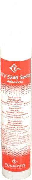 Momentive Performance Materials - 10.1 oz Cartridge Black RTV Silicone Joint Sealant - 400°F Max Operating Temp, 45 min Tack Free Dry Time, 6 hr Full Cure Time, Series RTV5240 - All Tool & Supply