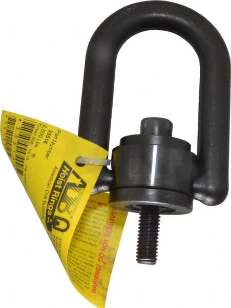 American Drill Bushing - 2,500 Lbs. Load Capacity, 3-1/2 Inch Wide x 5.31 Inch High x 2.56 Inch Opening, Extra Duty Center Pull Hoist Ring - Exact Industrial Supply