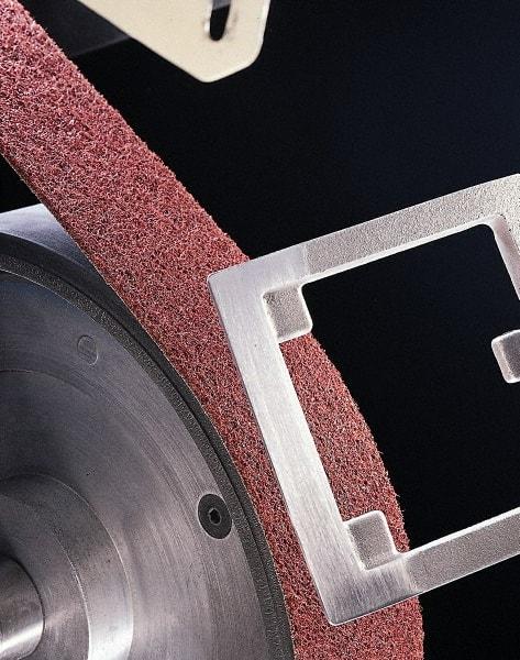 3M - 4" Wide x 90" OAL, Aluminum Oxide Abrasive Belt - Aluminum Oxide, Very Fine, Nonwoven, Series SC-BL - All Tool & Supply