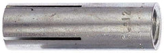 Red Head - 1" Diam, 1" Drill, 1-1/2" Min Embedment Drop-In Concrete Anchor - 303, 18-8 Stainless Steel, Slotted Drive, 1-1/4" Thread Length - All Tool & Supply