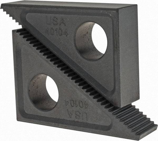 TE-CO - 2 Piece, 2-1/2 to 6" Height Adjustment, Steel Step Block - 1/16" Step Depth, 1/8" Step Elevation, 1" Width, 3-3/4" Base Depth, 2-15/32" Height - All Tool & Supply