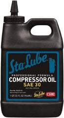 CRC - Bottle, ISO 100, SAE 30W, Air Compressor Oil - All Tool & Supply