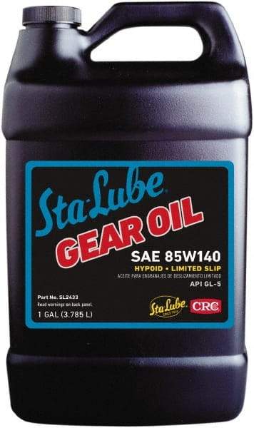 CRC - 1 Gal Bottle, Mineral Gear Oil - 27 St Viscosity at 100°C, ISO 460 - All Tool & Supply