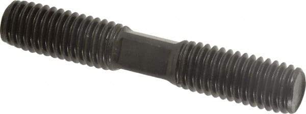 Value Collection - 7/8-9 5" OAL Fully Threaded Stud - Steel, Uncoated, 5" Long Thread Length - All Tool & Supply