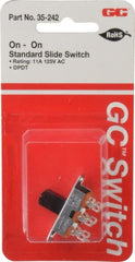 GC/Waldom - 0.50 at 125 VDC, 11 at 125 VAC, DPDT Solder Slide Switch - All Tool & Supply