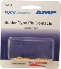 Tyco/Amp - 18 AWG Wire Modular Receptacle Plug Connector Pin Solder Cup Contact - All Tool & Supply