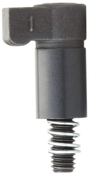 Gibraltar - 5/16-18 Thread, 0.624" Body Diam, 1-3/8" Body Length, Cap Screw Hook Clamp Assembly - 1/2" Height of Clamp Face, 7/16" Width of Clamp Face, Black Oxide Coating, Carbon Alloy Steel - All Tool & Supply