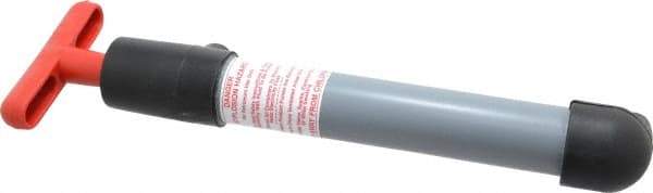 Made in USA - 1/2" Outlet, PVC Hand Operated Transfer Pump - 4 oz per Stroke, For Petroleum - All Tool & Supply