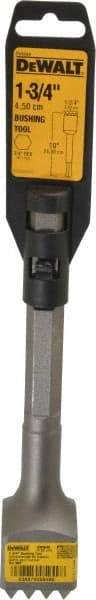 DeWALT - 1-3/4" Head Width, 10" OAL, 1" Shank Diam, Bushing Tool Chisel - Hex Shank, Steel - All Tool & Supply