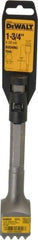 DeWALT - 1-3/4" Head Width, 10" OAL, 1" Shank Diam, Bushing Tool Chisel - Hex Shank, Steel - All Tool & Supply