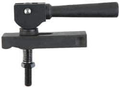 Value Collection - 5/16-18 Tap Size, Steel Strap Clamp Assembly - Center Cam, 0.333" Strap Thickness, 13/16" Travel, 3-1/4" Strap Len, 1-1/4" Strap Width - All Tool & Supply