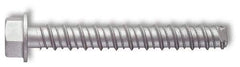 Red Head - 3/8" Diam, 2-1/2" Length Under Head, Hex Drive, Concrete Screw & Masonry Fastener - Steel, Zinc-Plated Finish - All Tool & Supply