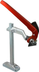 Bessey - 2,220 Lb Holding Capacity, 9.5" Max Opening Capacity, 2,220 Lb Clamping Pressure, Manual Hold Down Clamp - 12.6" Clamp Height, Mounting Holes, Steel - All Tool & Supply