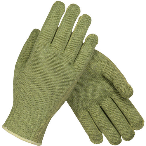 07-KA720/S Gloves W/ACP Technology - Kevlar ACP 7 Gauge Seamless Knit - M. Wgt - Kevlar Lined - Green - Exact Industrial Supply