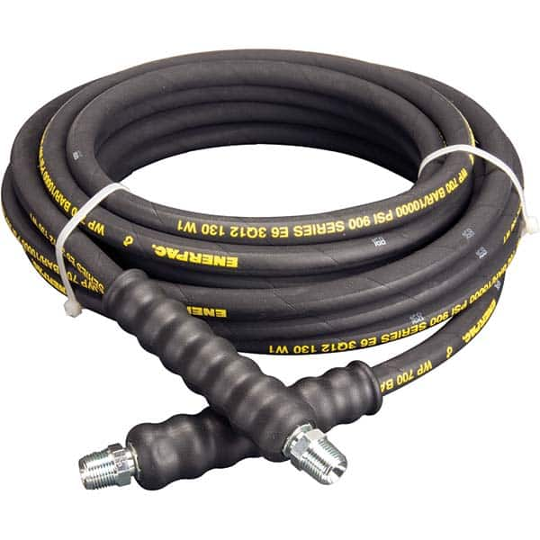 Enerpac - Hydraulic Pump Hose Inside Diameter (Inch): 0.25 Hose Length (Feet): 30.00 - All Tool & Supply