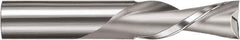 SGS - 8mm Cutting Diam x 25mm Length of Cut, 2 Flute, Downcut Spiral Router Bit - Uncoated, Right Hand Cut, Solid Carbide, 63mm OAL x 8mm Shank Diam, Square End - All Tool & Supply