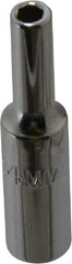 Proto - 1/4" Drive, Deep Hand Socket - 6 Points, 1-15/16" OAL, Chrome Finish - All Tool & Supply