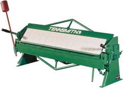 Tennsmith - 48-1/4 Inch Bending Length, Bench Machine Box and Pan Brake - 61 Inch Wide, 22 Inch Deep, 31 Inch High - All Tool & Supply