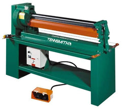 Tennsmith - 20 Gauge Max Stainless Steel Capacity, 49 Inch Max Forming Width, Floor Machine, Electric Slip Roll - 3/4 hp, 77 Inch Overall Width, x 50 Inch Overall Height, 3 Inch Slip Roll Diameter, 3/8, 1/2, 5/8 Inch Wire Groove Width, 230/460 Voltage - All Tool & Supply