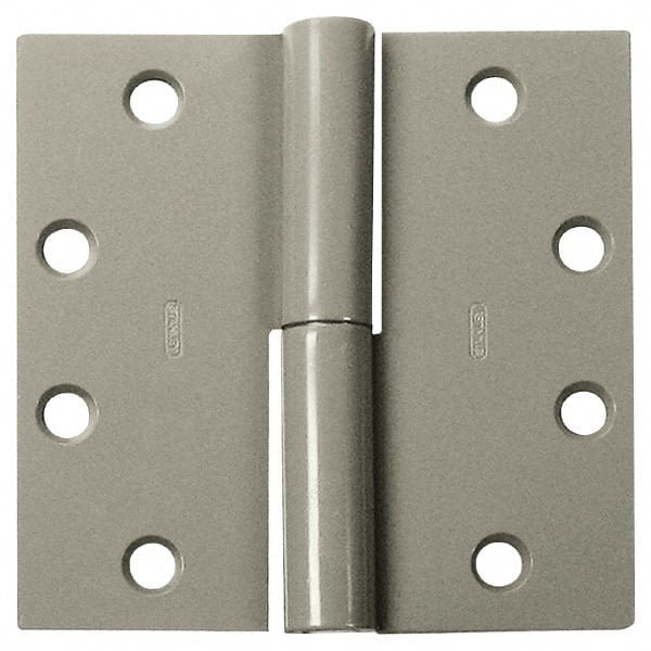 Stanley - 4-1/2" Long x 4-1/2" Wide Steel Full Mortise Commercial Hinge - All Tool & Supply