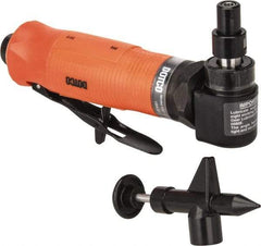 Dotco - 1/4" Collet, Angle Handle, Air Angle Die Grinder - 12,000 RPM, Rear Exhaust, 23 CFM, 0.4 hp, 90 psi, 1/4" Inlet - All Tool & Supply