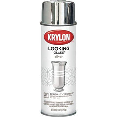 Krylon - Silver, Gloss, Looking Glass Paint Spray Paint - 6 oz Container - All Tool & Supply